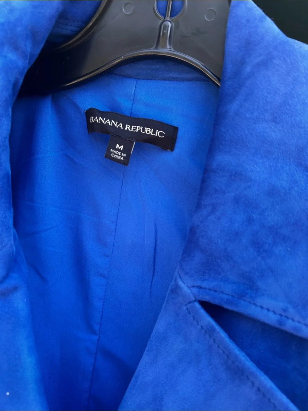 Banana Republic Cobalt Blue Sleeveless Suede Wrap Midi Dress - Picture 4 of 13